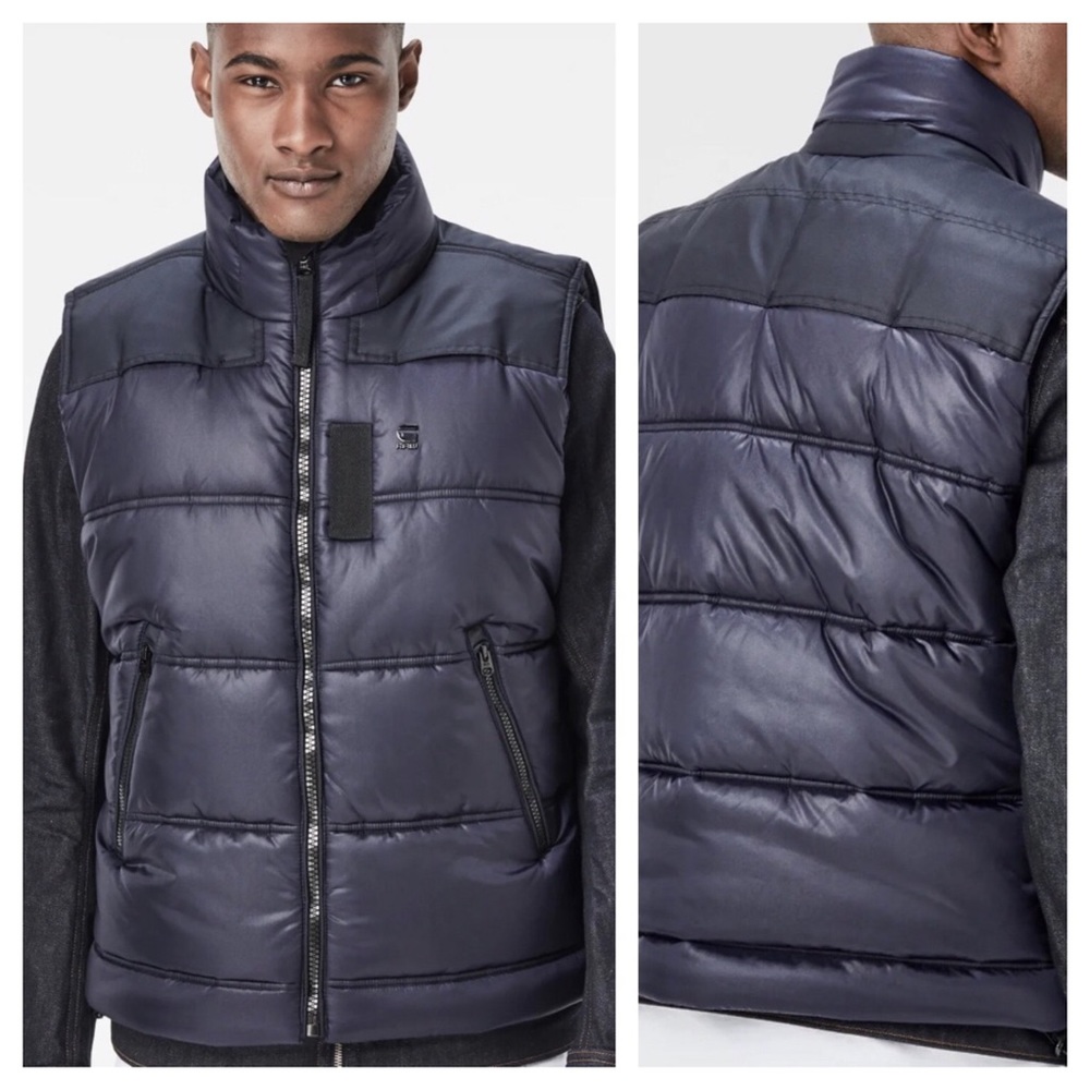 NWOT G-Star Raw Whistler Vest - Dark Blue